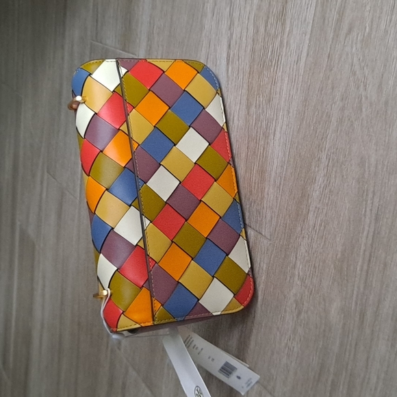 NWT Tory Burch Eleanor Woven Convertible Bag - Picture 2 of 16